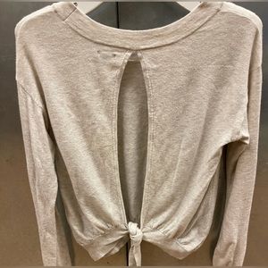 Aerie open back sweater
